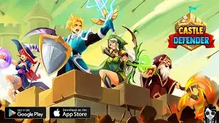【Castle Defender: Hero Idle Defense TD】tower idle defense offline games Gameplay Android / iOS