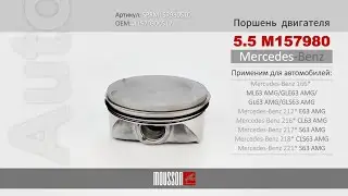 Поршень двигателя 5.5 M157980 для автомобилей Mercedes-Benz. Артикул SPRM157980STD.  ОЕМ A1570300517