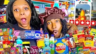 TRYING VIRAL ASIAN TIKTOK SHOP SNACKS *MUST TRY* 