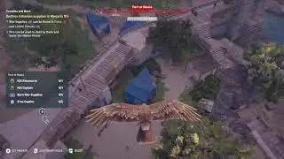 Assassin's Creed Odyssey Find Destroy the First Athenian Supplies in Megaris