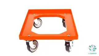 Logiplast Transportroller mit vier Lenkrollen - 250 kg Traglast