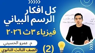 كل افكار الرسم البياني _ فيزياء الصف الثالث الثانوي ٢٠٢٦ م.عمرو الحسيني 
