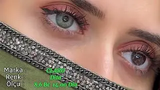 Renkli Lens Diyarı : Claro Dita 💚 Aventurin Yeşili #lens #yeşillens #renklilens #hareli