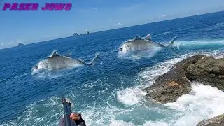 maser di laut||mencoba spot baru..ternyata ikan GT nya pada ngumpul di sini mas bro😱