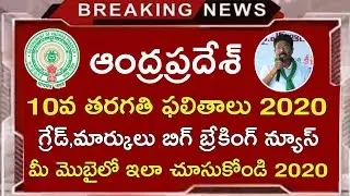 Ap Ssc Results 2020 || Ap 10th Class Results 2020 || Ap Ssc 10th Marks Memo Download 2020