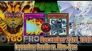 Legendary Exodia Incarnate vs. Blue-Eyes - YGOpro Duels (Best of 5 Match) 12/23/2016