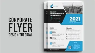 Corporate Flyer Design Tutorial in Adobe Illustrator cc