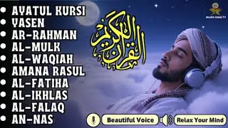 Night Quran Recitation For Sleep And Feel Peace | Alfatiha, Yasin ,Arrahman ,AlWaqiah ,Almulk