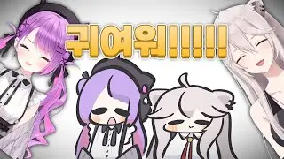 토와와 보탄, 귀여운 그림체의 시시토와에 취향저격 당하다!