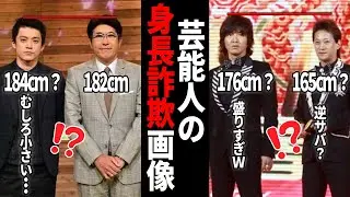 【有益2ch】身長のサバ読みがバレた芸能人【芸能人スレ】