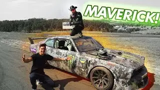 MINHA PRIMEIRA VEZ ANDANDO DE FORD MAVERICK V8 DE DRIFT!