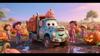 Baby Truck&rsquo;s Mud Song in the Pumpkin Patch | Fall Fun Song for Kids