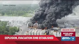 LIVE: Roseland Plant Explosion | Full Coverage, Evacuations Expanded, Hwy 51 Closed