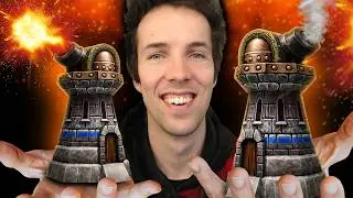 I built CANNON TOWERS in his face and dared him to fight