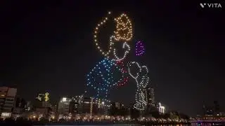 ドローンショー天満橋DRONE SHOW JAPAN PRESENTS STARMIRAGE IN OSAKA TEMMABASHI
