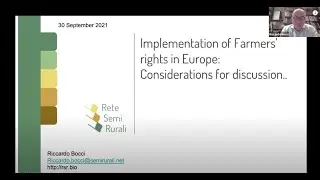 SPD #5 - The FAO Treaty: Implementation of Farmers' rights in Europe