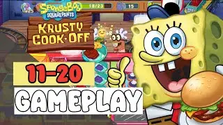 FIERY FIST 'O FRITTERS GLOVE WORLD Level 11-20 - SpongeBob: Krusty Cook-Off - Gameplay Walkthrough