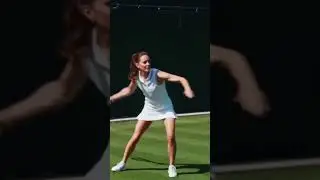 Princess Catherine shows her sporty side and plays a game of Tennis! #princessofwales