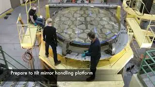 Shane Telescope 3-m Mirror Re-coating Project: 2022-02-10 Timelapse