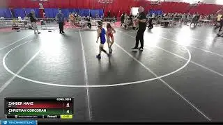77 Lbs Cons. Semi - Zander Manz, IA Vs Christian Corcoran, IL 8a65