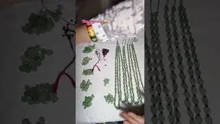Natural Green Quartz & Jade Gemstone Beads Necklace