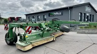 Probelauf von unserem M&auml;hwerk Krone Easy Cut 6210 CV mit Aufbereiter Baujahr 2005