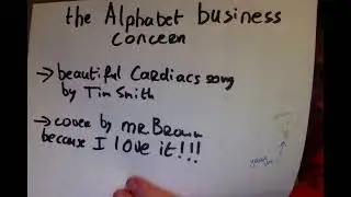 the alphabet business concern, Tim Smith (Cardiacs), cover by mr. brown