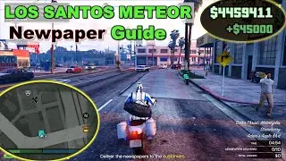 How to Start the Newspapers for the los Santos Meteor Job in GTA Online [Newpaper Job Guide]