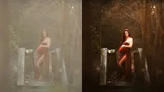 Forest Maternity Session Edit | Kelsey Freeman Photography