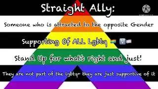 What being a &ldquo;Straight Ally&rdquo; Means! 🏳️&zwj;⚧️⚫️⚪️⚫️⚪️⚫️🏳️&zwj;🌈