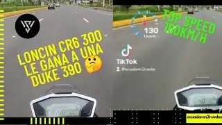 Una decepción😞 Loncin CR6 300🔥 top speed😈 primeras impresiones 🤢