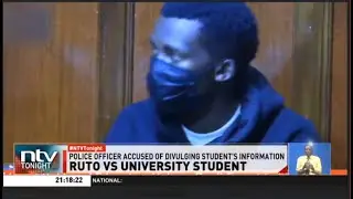 University student David Mokaya denies posting image of President Ruto's coffin on social media
