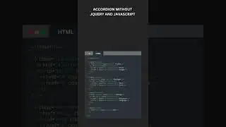 Accordion menu without jQuery and JavaScript | Create  Accordion menu without jQuery and JavaScript