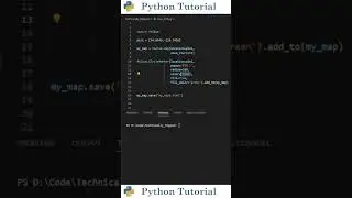 Creating Circular Markers On Folium Map | Python Tutorial