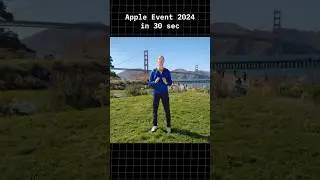 Apple Event in 30 sec #iphone #iphone16 #ai #appleintelligence #iphone16pro #titanium #recycle