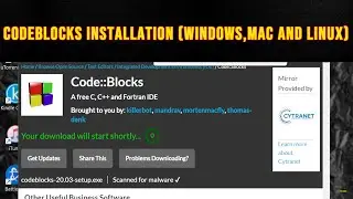 0.1 CodeBlocks Installation (Windows, Mac and Linux)