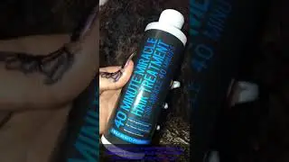 40 minute miracle hair treatment.  made of 100% natural ingredients