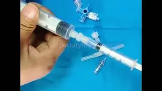 Two-way connector | two-way valve for PRP and mesotherapy | disposable syringe valve for luer/screw