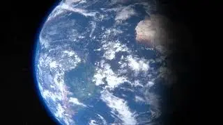 4K Free Stock Footage &ndash; Earth Spinning Blue Planet in Space | No Copyright Video