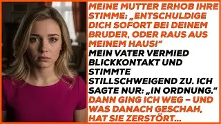 Meine Mutter schrie: „Entschuldige dich bei deinem Bruder – oder raus!“