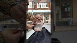 Traditional Wet Shaving 🪒 #shorts  #barbershop #shave #barberlife