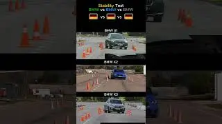 Stability Test : Bmw X1 vs X2 vs X3 !!!