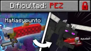 Pasé Minecraft SIENDO UN PEZ