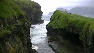Faroe Islands    Views of a typical small village   Gjogv