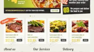 Delivery Services Website Template