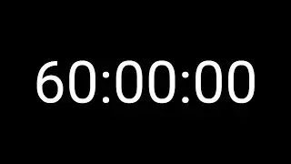 1 Hour Countup Timer 42 fps