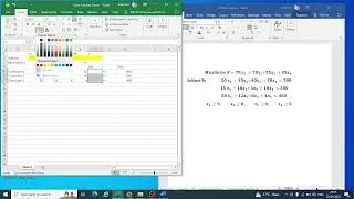 EXCEL SOLVER