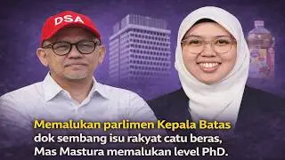 Memalukan parlimen kepala batas dok sembang isu rakyat catu beras, Mas Mastura memalukan level Phd