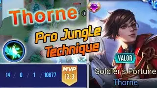 Thorne Jungle Best Build 2022 | Genius Play Technique | Pro Gameplay AOV:Arena Of Valor