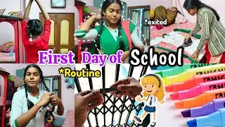 🎒FIRST DAY OF SCHOOL ROUTINE AFTER EXAM📚 ||How to become a good Student💯 #studyroutine #studyvlog